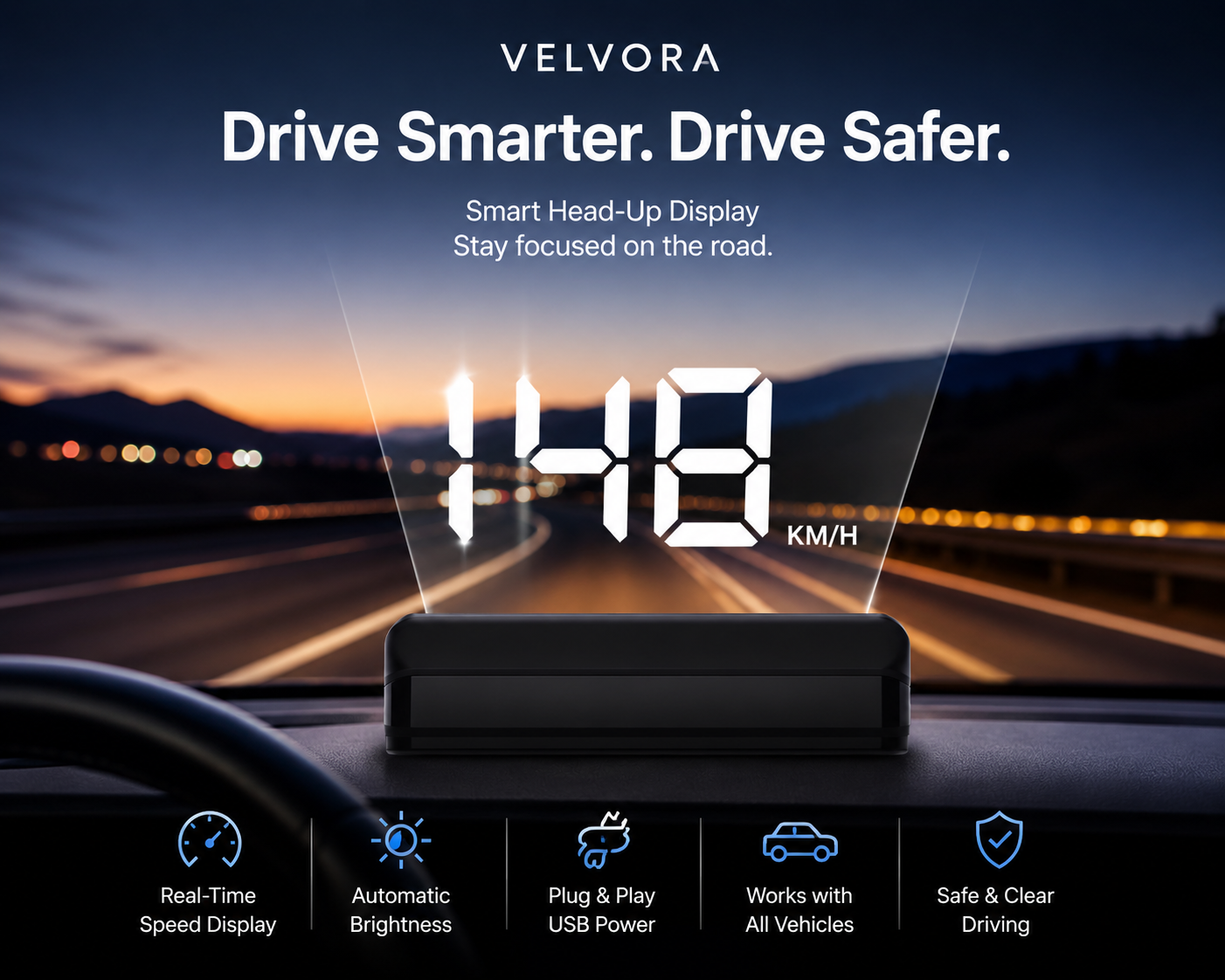 DriveHUD™ Smart Head-Up Display