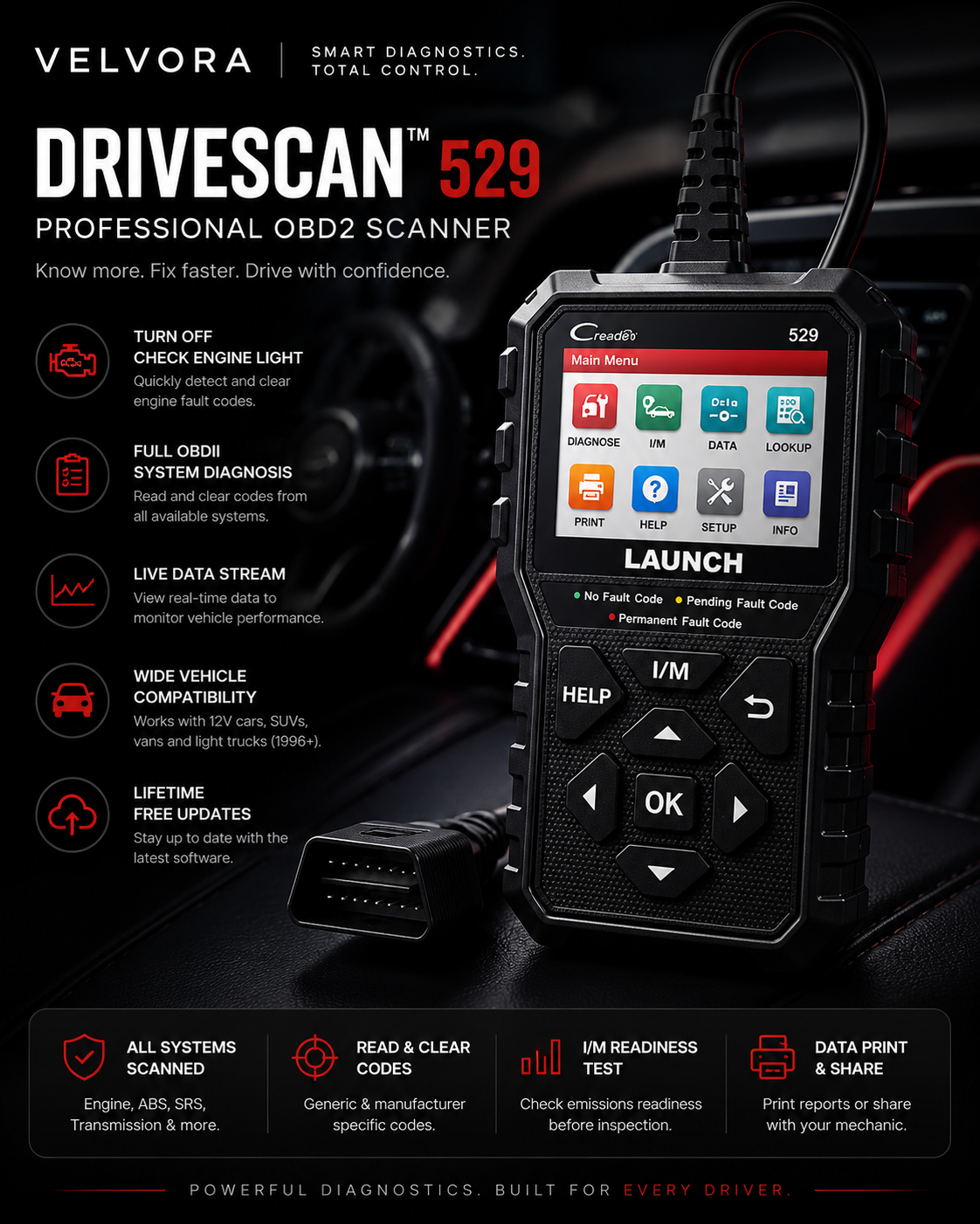 DriveScan™ OBD2 Scanner
