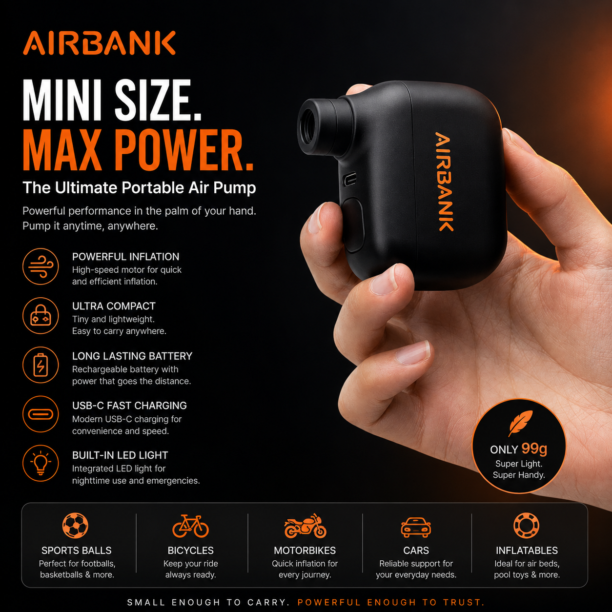 AirPump Pro™ Tyre Inflator