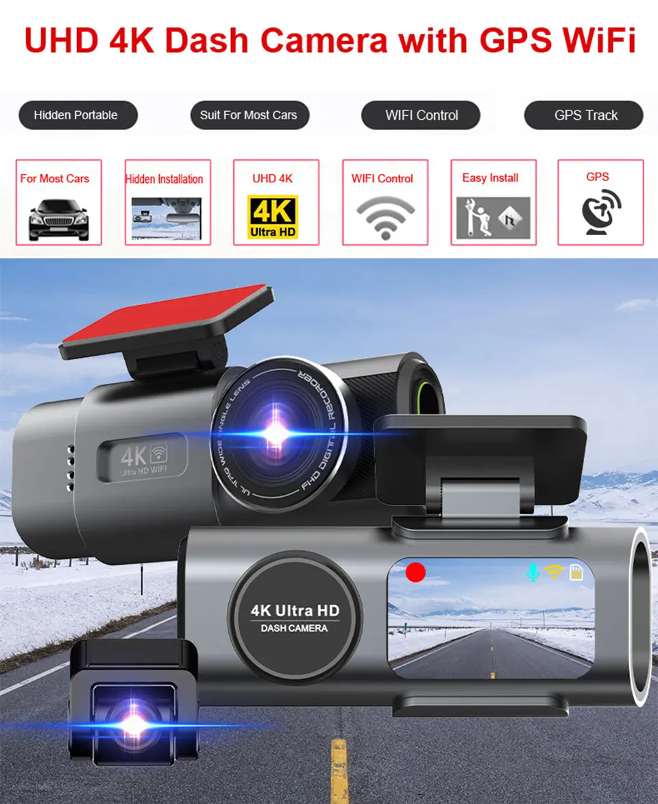 VisionCam™ 4K Dash Camera
