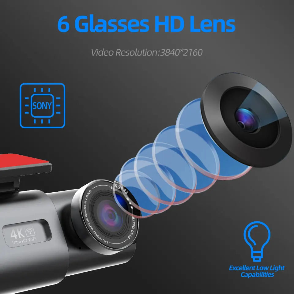 VisionCam™ 4K Dash Camera