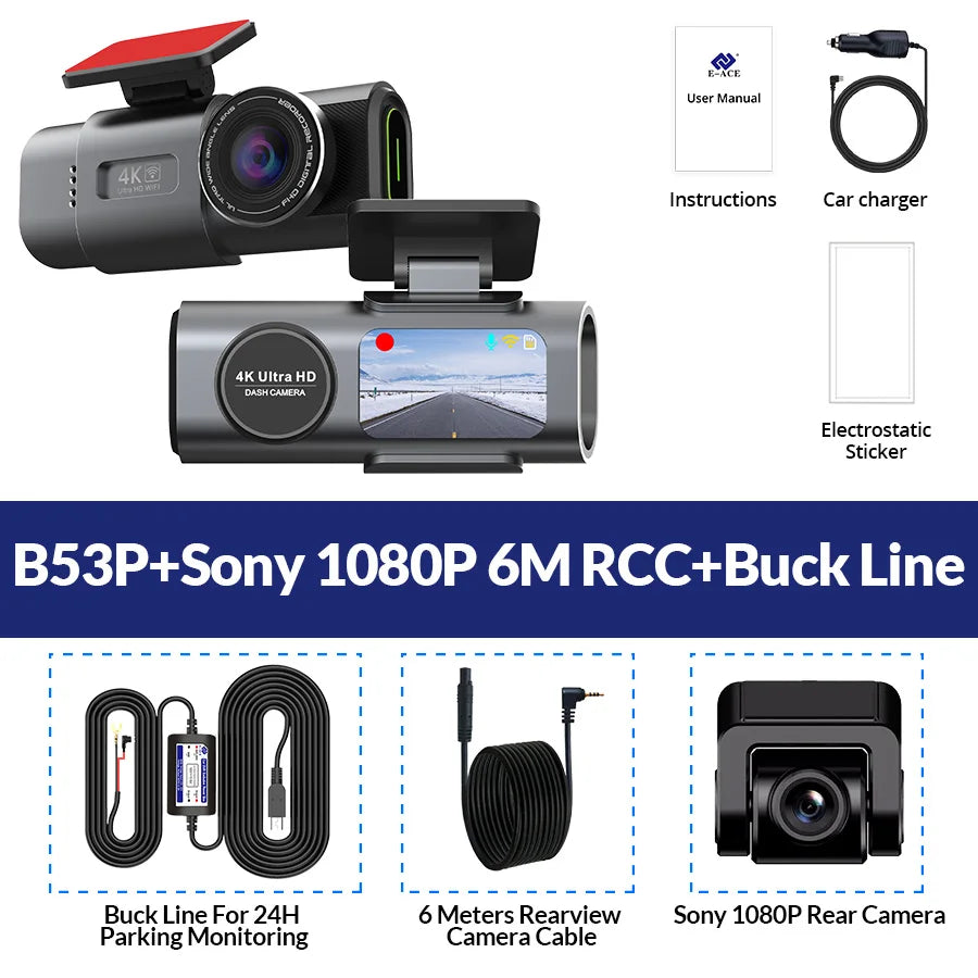 VisionCam™ 4K Dash Camera