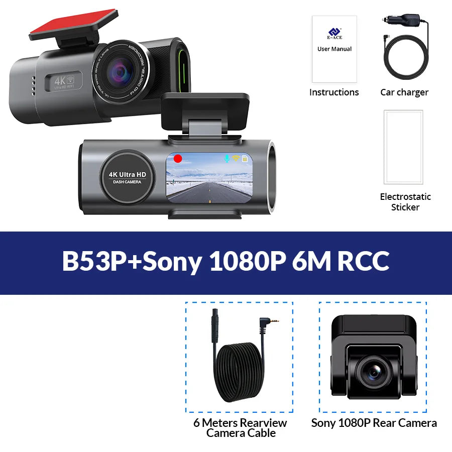 VisionCam™ 4K Dash Camera