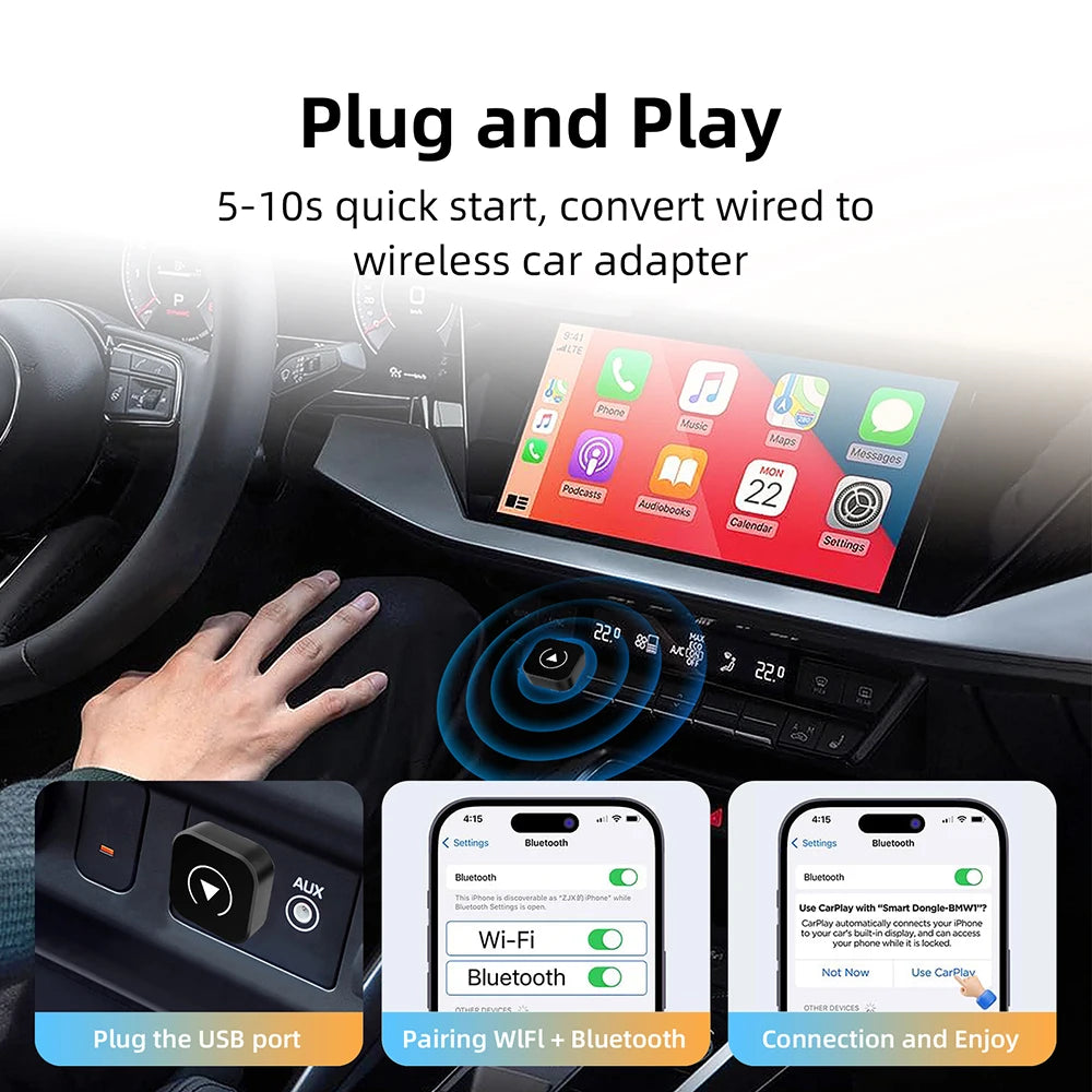 ConnectPro™ Wireless CarPlay Adapter